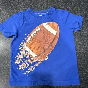 Carter's 3T Blue Tee with Football Design